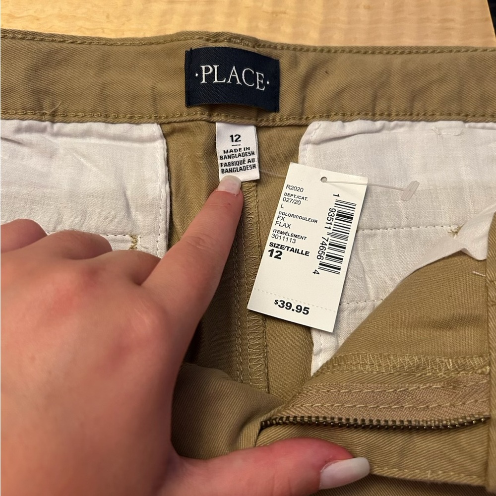 Place Kids Tan Casual Bottoms